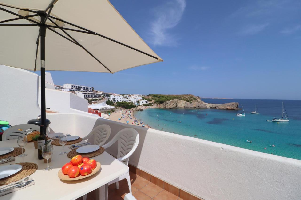 Belvedere, Family-Friendly, Nice, First-Line Apartment With Stunning Beach And Sea Views,Ac Arenal d'en Castell Kültér fotó