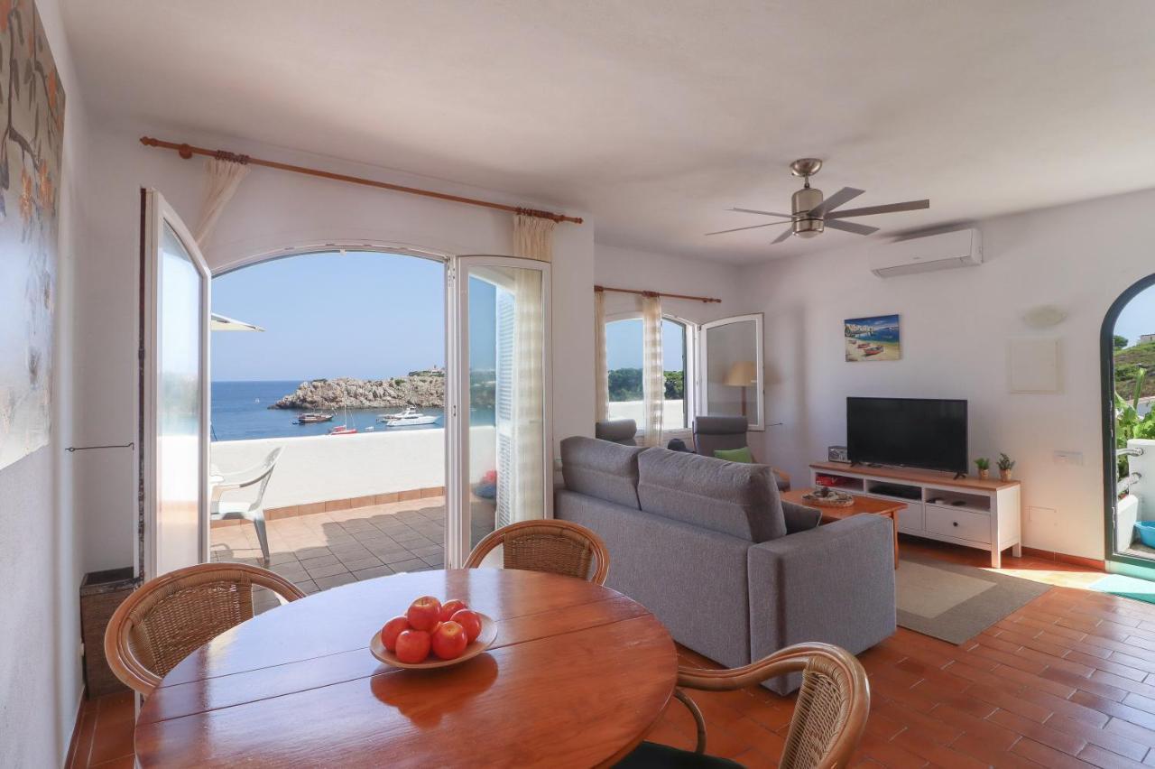 Belvedere, Family-Friendly, Nice, First-Line Apartment With Stunning Beach And Sea Views,Ac Arenal d'en Castell Kültér fotó