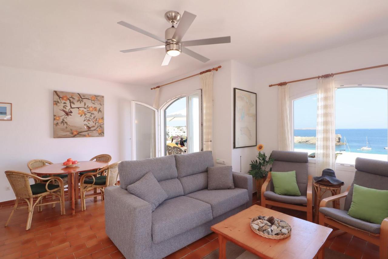 Belvedere, Family-Friendly, Nice, First-Line Apartment With Stunning Beach And Sea Views,Ac Arenal d'en Castell Kültér fotó