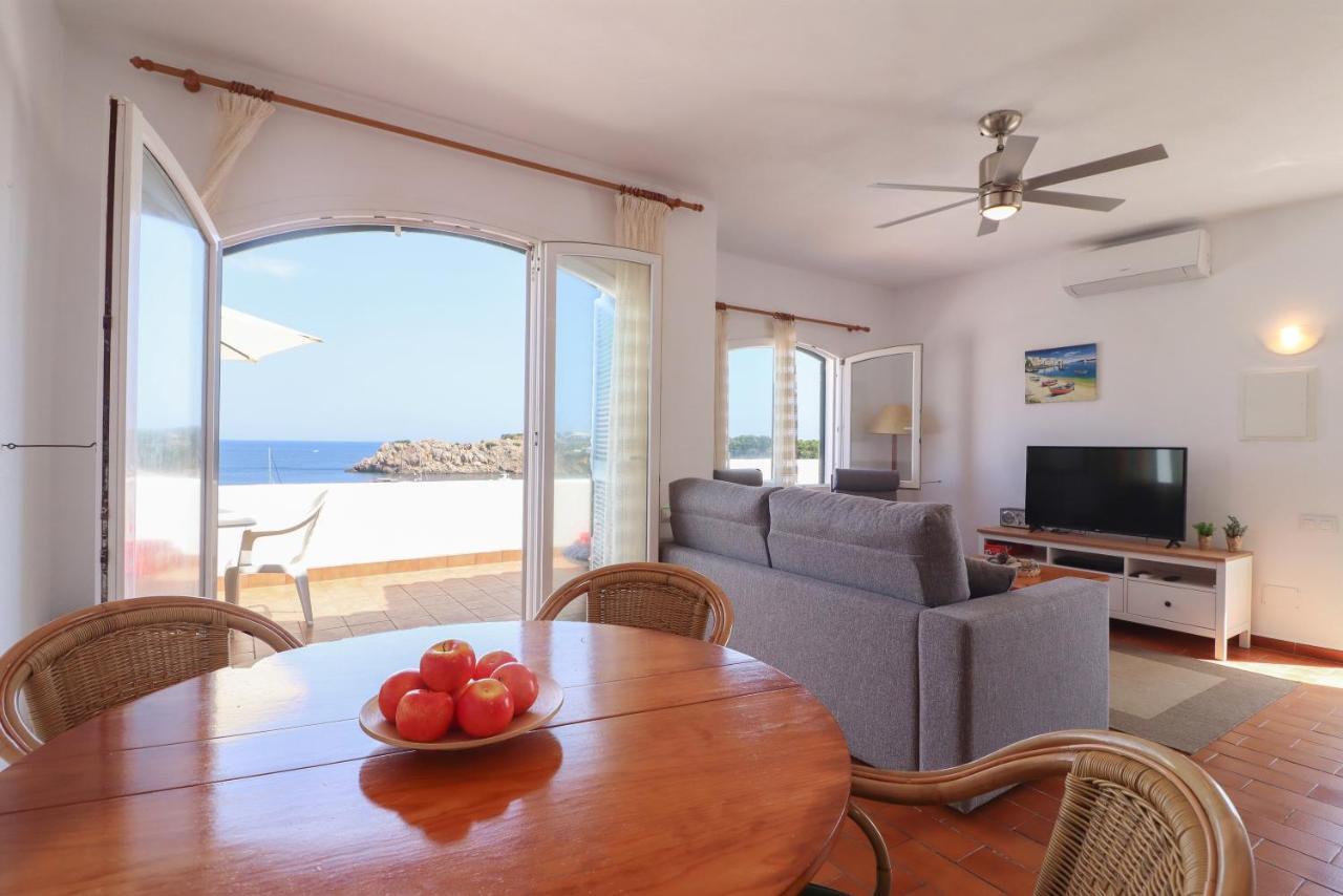 Belvedere, Family-Friendly, Nice, First-Line Apartment With Stunning Beach And Sea Views,Ac Arenal d'en Castell Kültér fotó